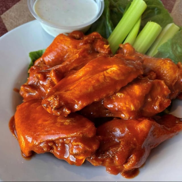 Buffalo Style Chicken Wings.
